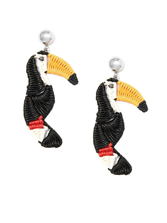 Handmade Toucan Drop Earrings