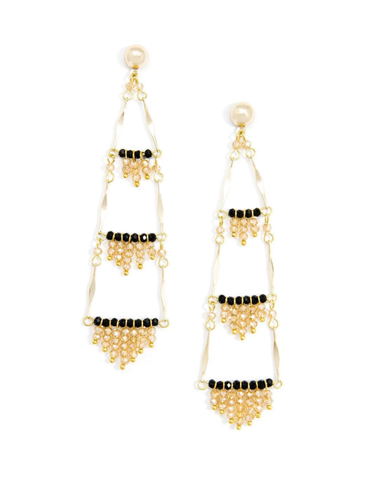 Handmade Beaded Chandelier Earrings