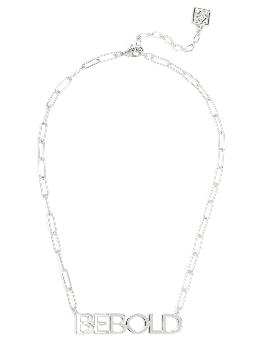 Be Bold Link Necklace - Silver